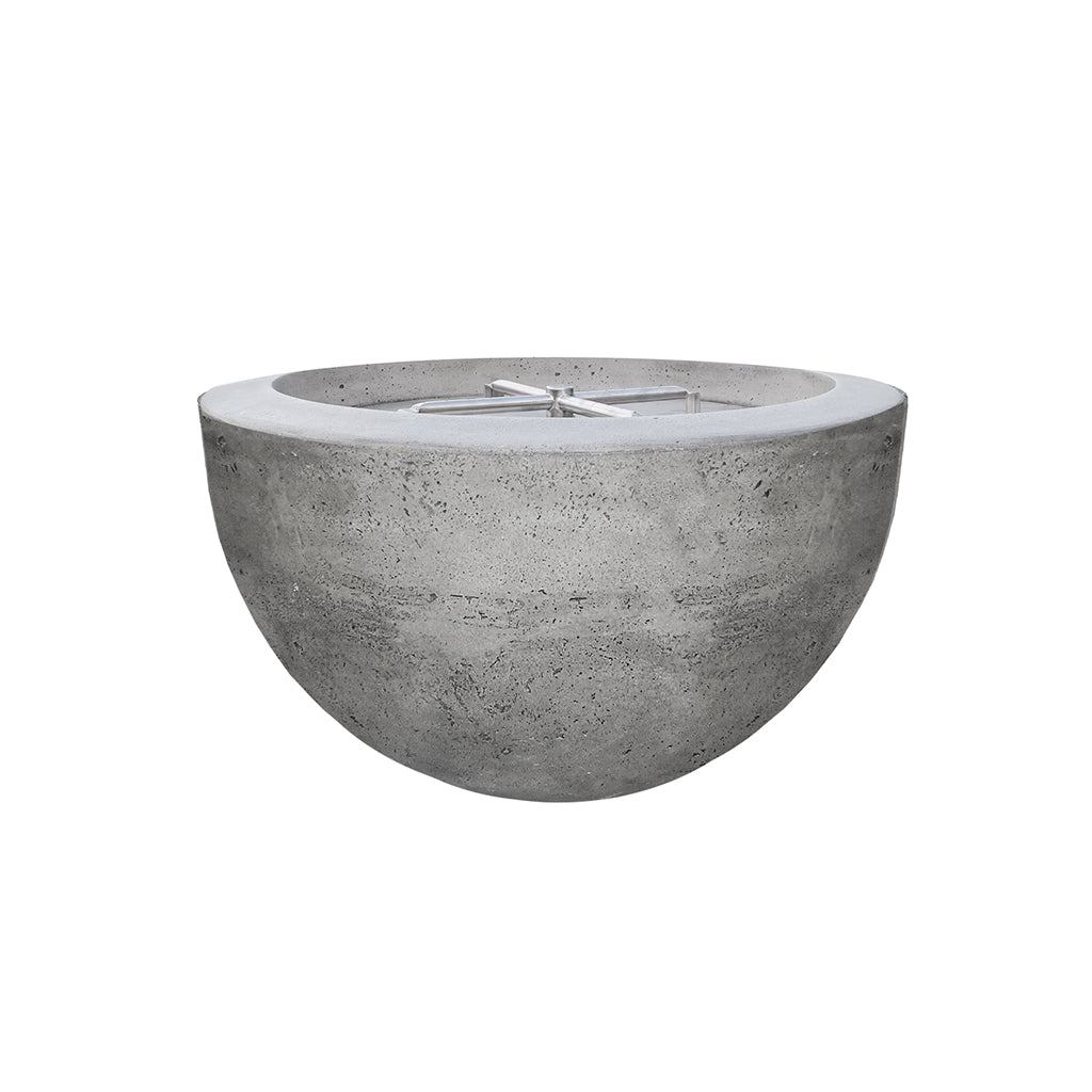 Moderno 3 Fire Bowl - Outdoor Gas Fire Pit with Lava Rocks