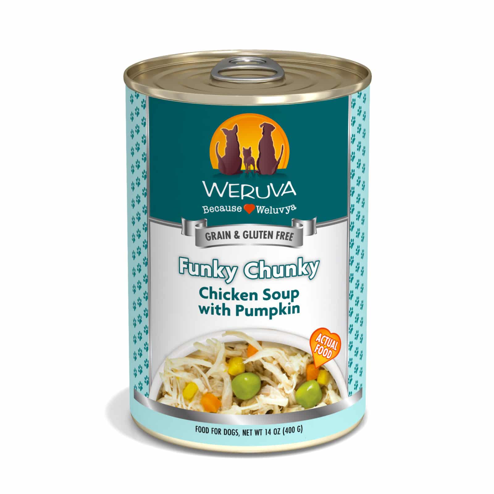 Weruva Funky Chunky Chicken Soup with Pumpkin, Wet Dog Food