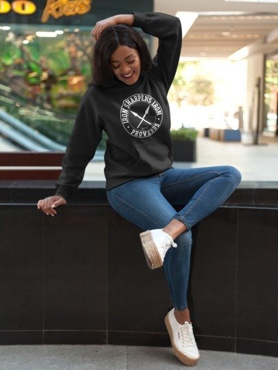 F&H Christian Iron Sharpens Iron Hoodie - Soft, Stylish, and Cozy