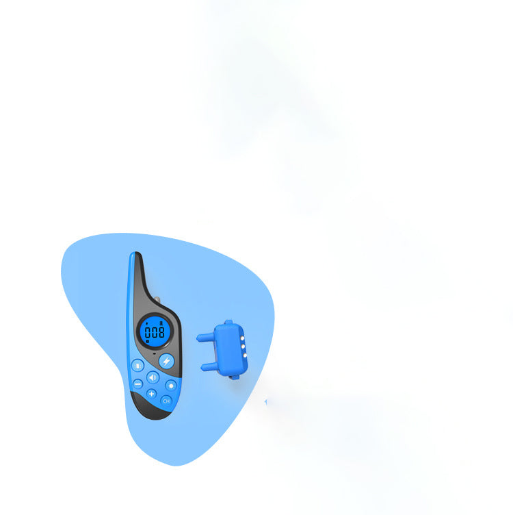 Rechargeable Remote Control Dog Training Device - Adjustable Bark Stopper Collar