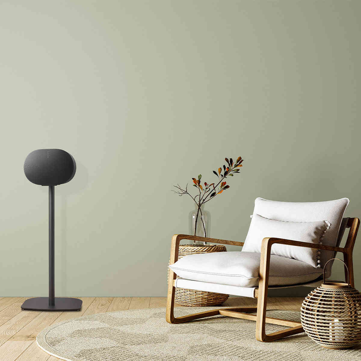 Mountson Floor Stand for Sonos Era 300 - Pair (Black)