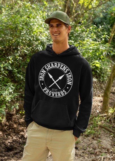 F&H Christian Iron Sharpens Iron Hoodie - Soft, Stylish, and Cozy