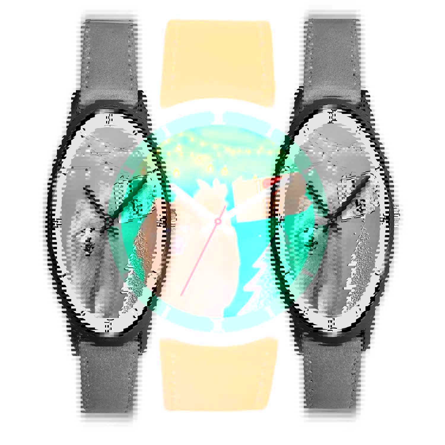 Lovely Pomeranian Dog Pennsylvania Christmas Special Wrist Watch