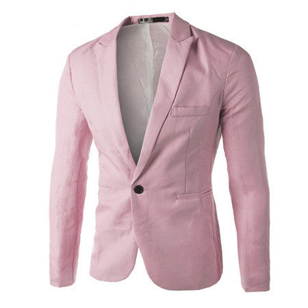 New Arrival Men's Slim Fit Casual Blazer - Red & Navy Blue