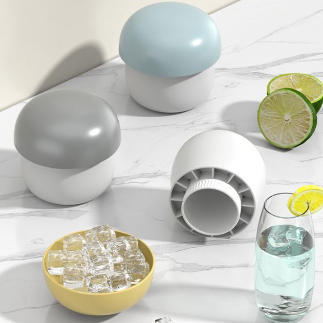 Silicone Mushroom Ice Block Mold - Easy Demould Kitchen Gadget for Homemade Crushed Ice