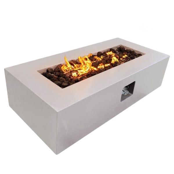 Stonelum Manhattan 04 Rectangular Concrete Fire Pit