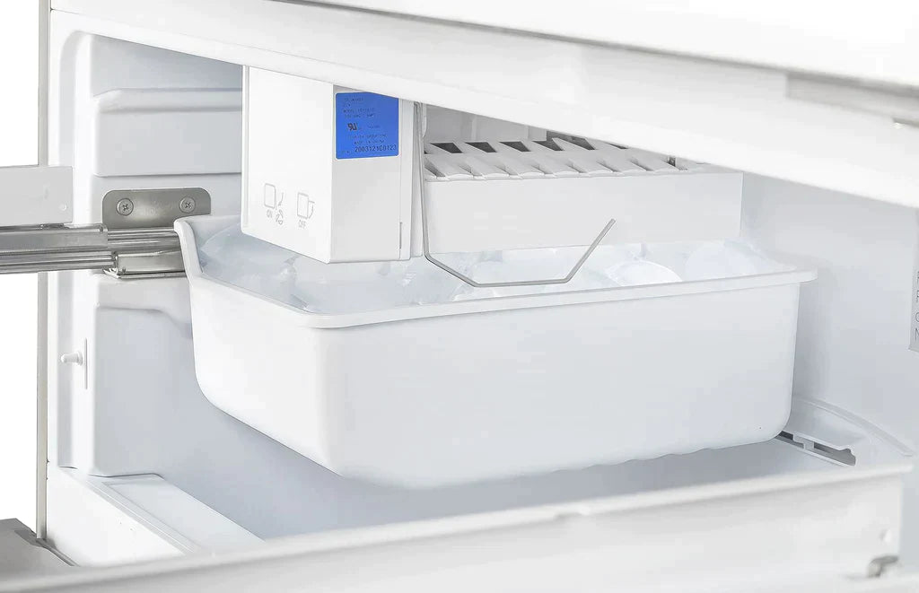 FORNO 31 Inch 17.5 cu ft French Door Refrigerator with Ice Maker in Stainless Steel