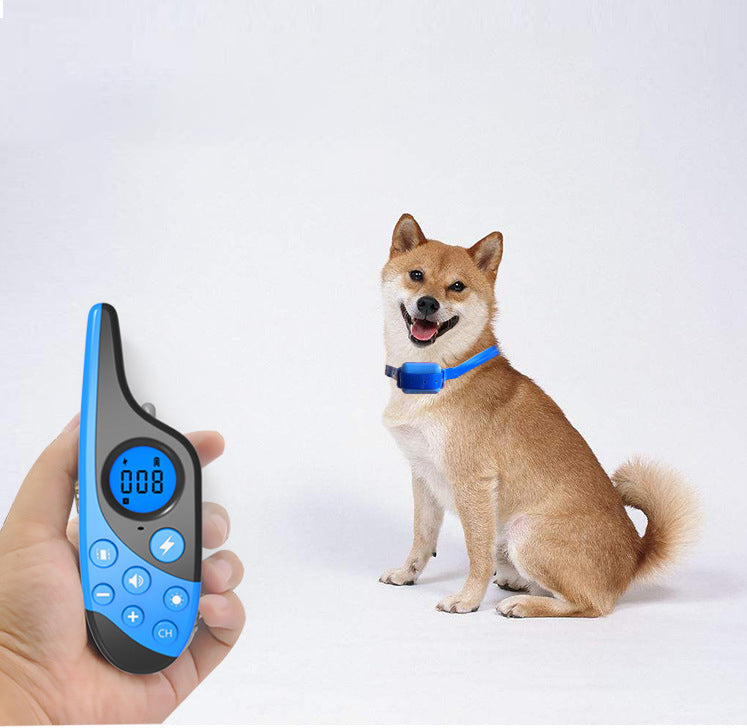 Rechargeable Remote Control Dog Training Device - Adjustable Bark Stopper Collar