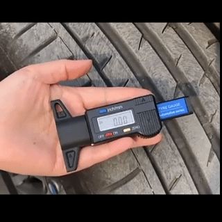 Digital Tire Tread Depth Gauge with LCD Display