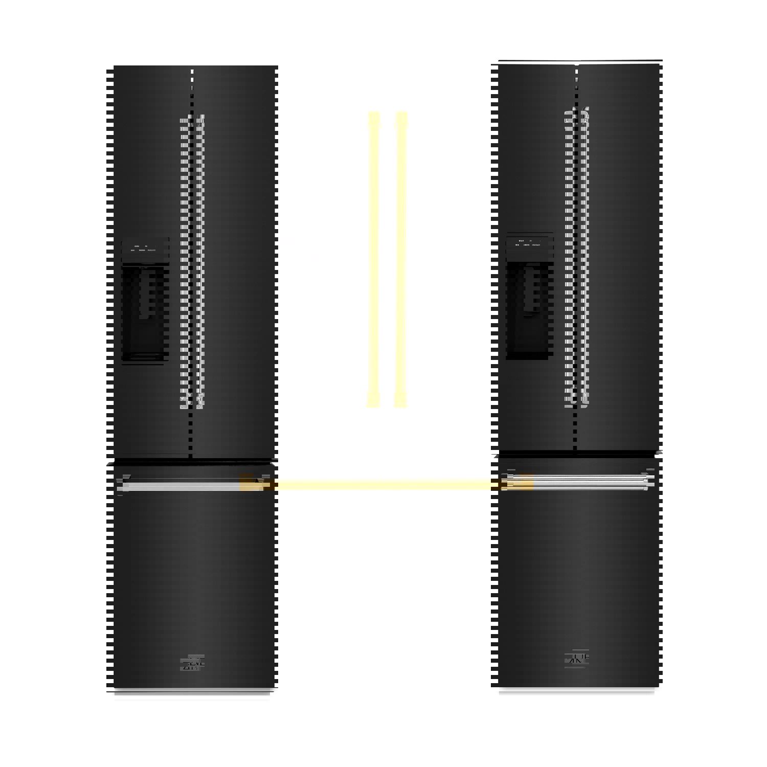 ZLINE Autograph Edition 36-Inch French Door Refrigerator with Dual Ice Maker