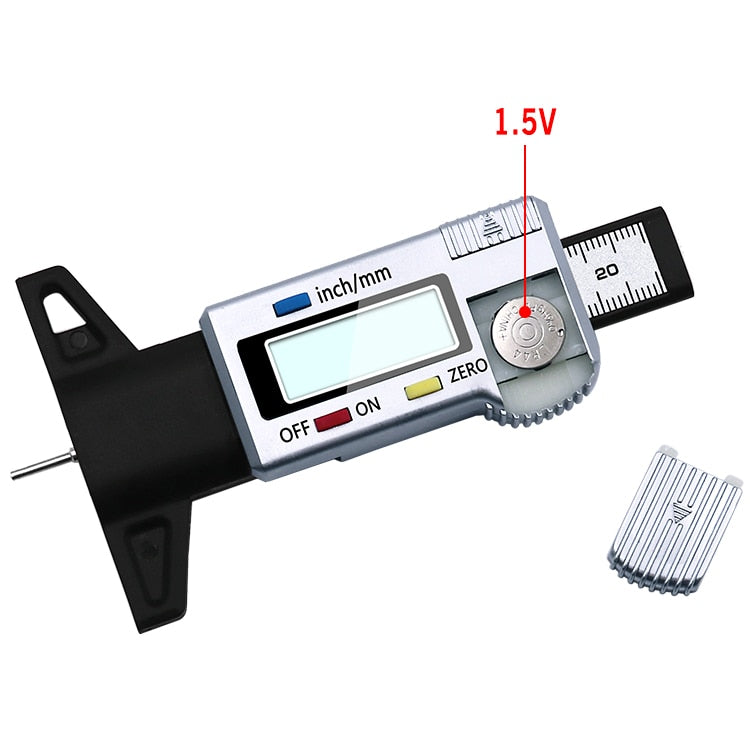 Digital Tire Tread Depth Gauge with LCD Display
