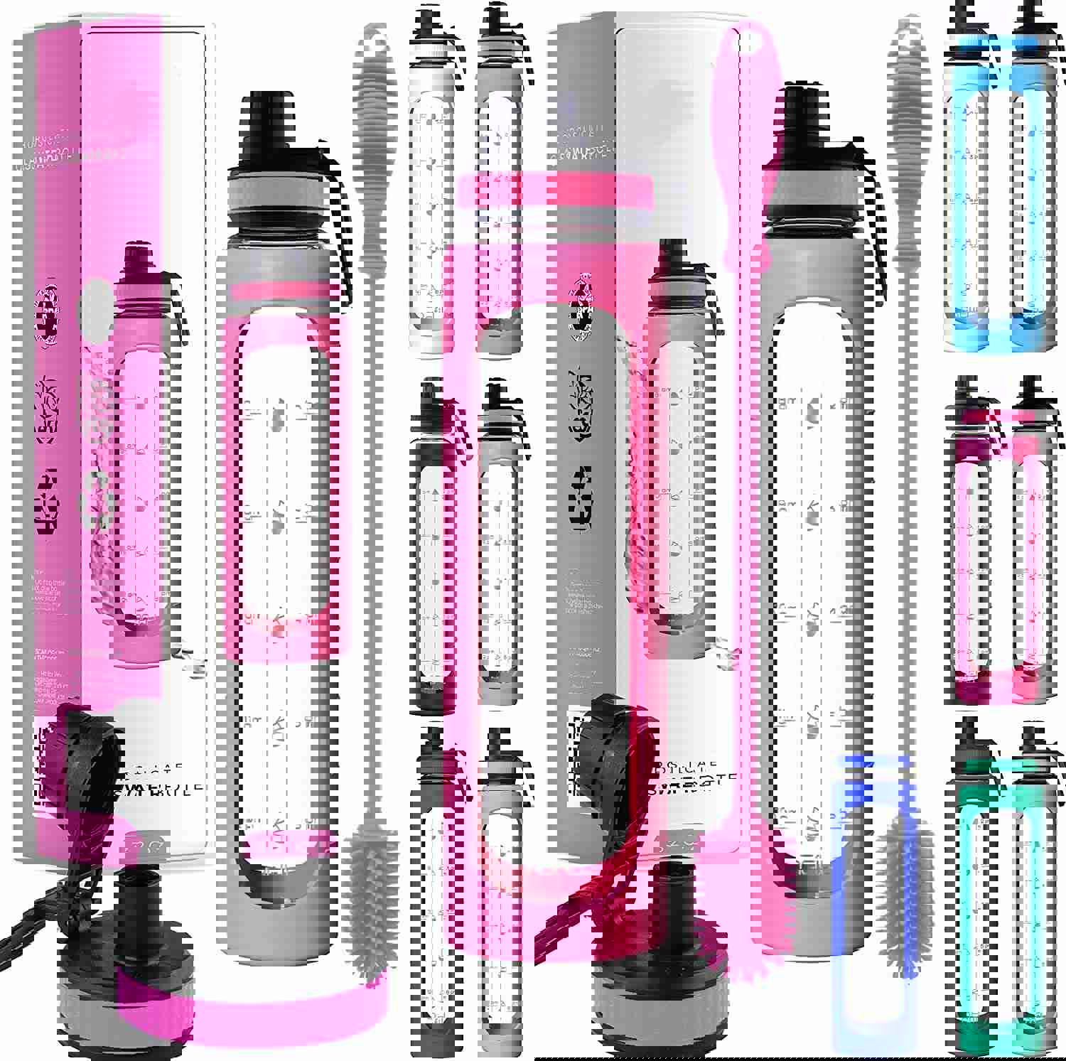 Portable Sports Water Bottle With Large Capacity