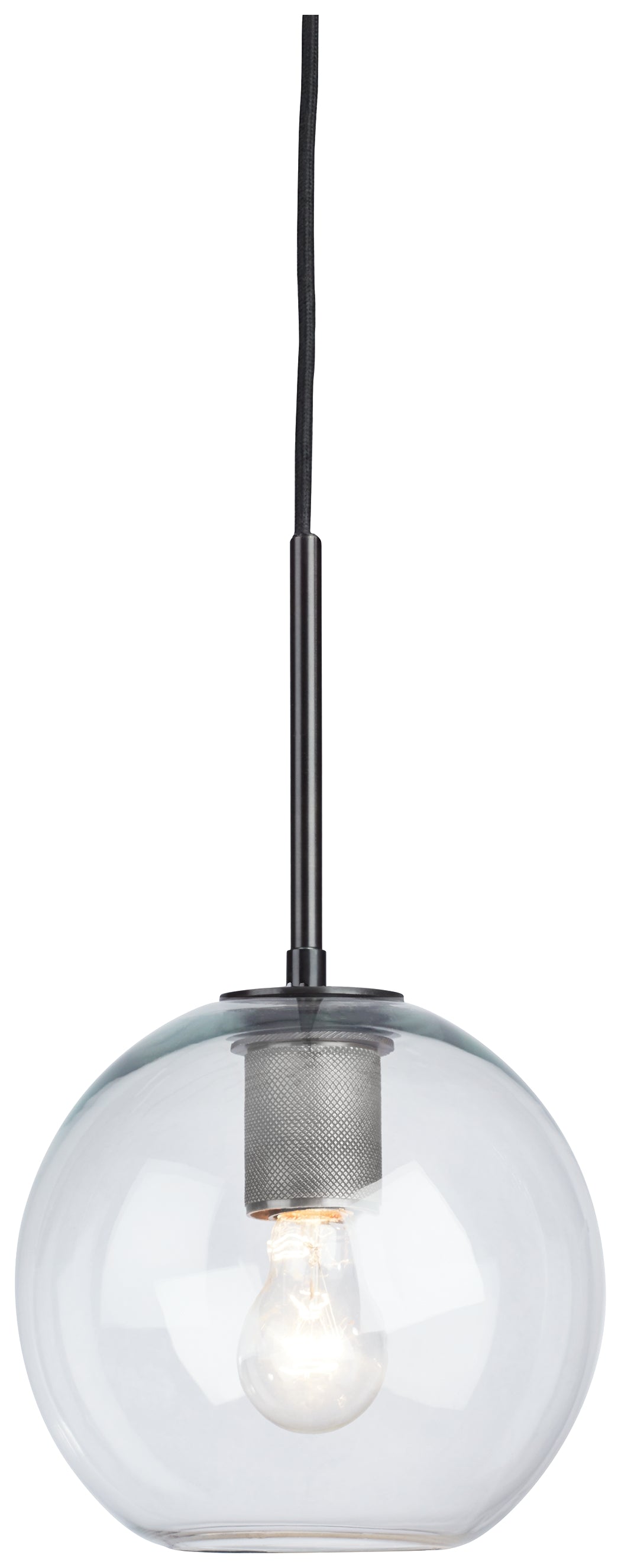 Cordunn Modern-Industrial Glass Pendant Light