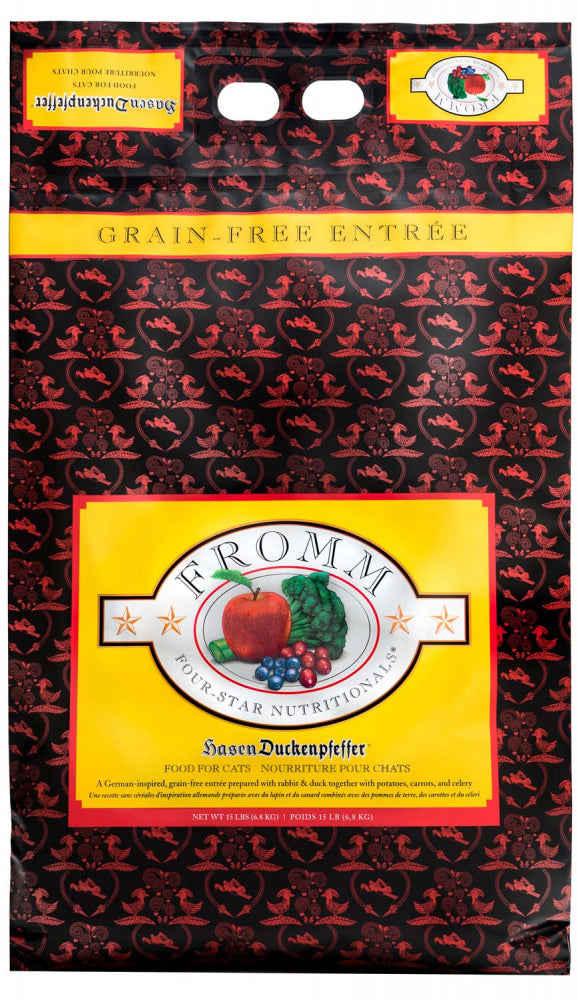 Fromm Four-Star Grain-Free Hasen Duckenpfeffer Dry Cat Food