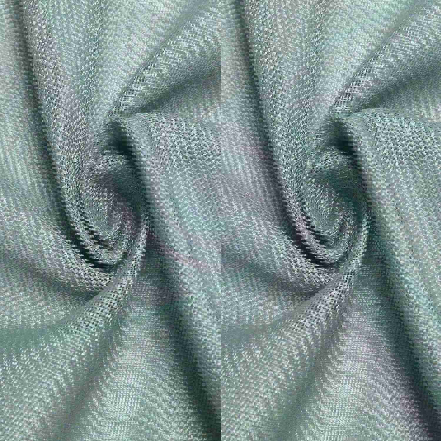 Dusty Blue Seamless Rectangular Tablecloth - Linen Look, Wrinkle Resistant 90x132