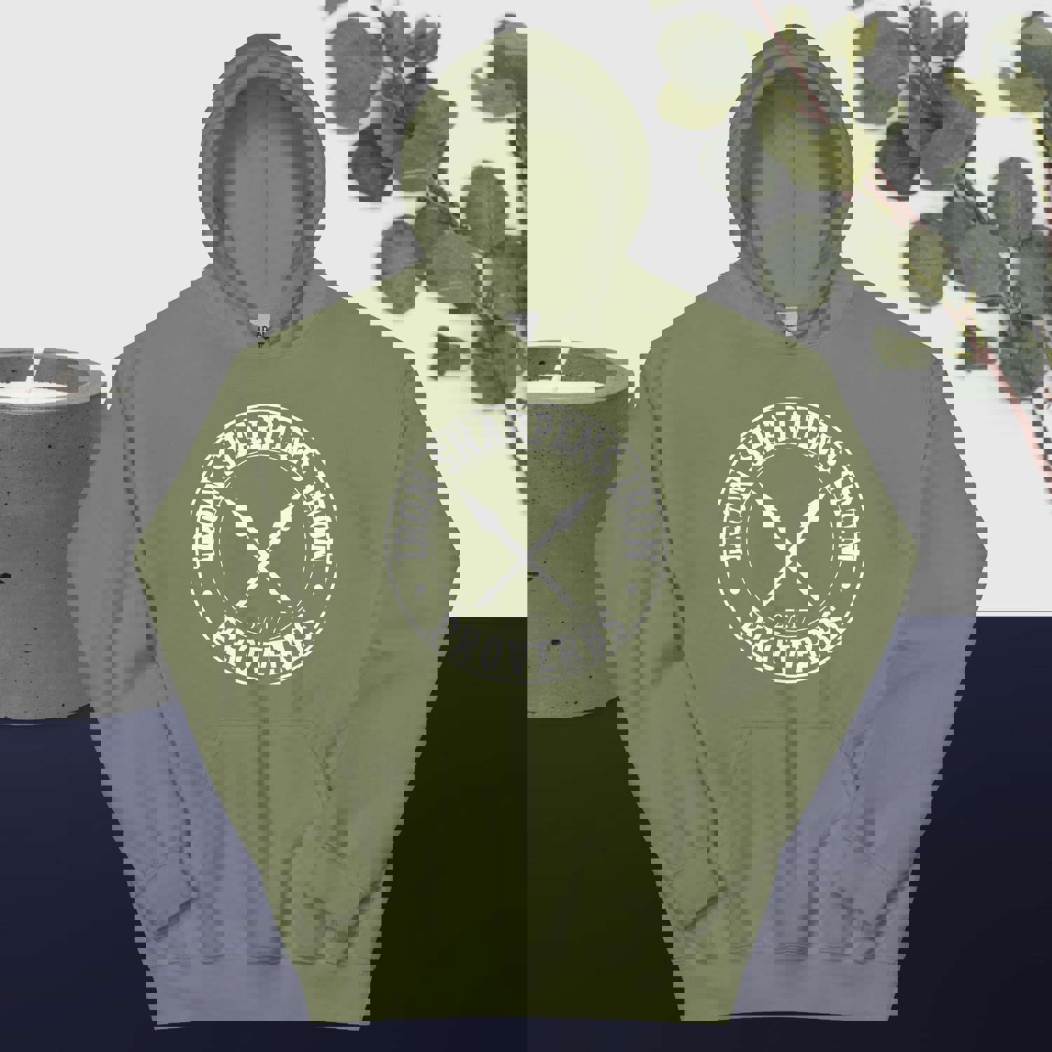 F&H Christian Iron Sharpens Iron Hoodie - Soft, Stylish, and Cozy