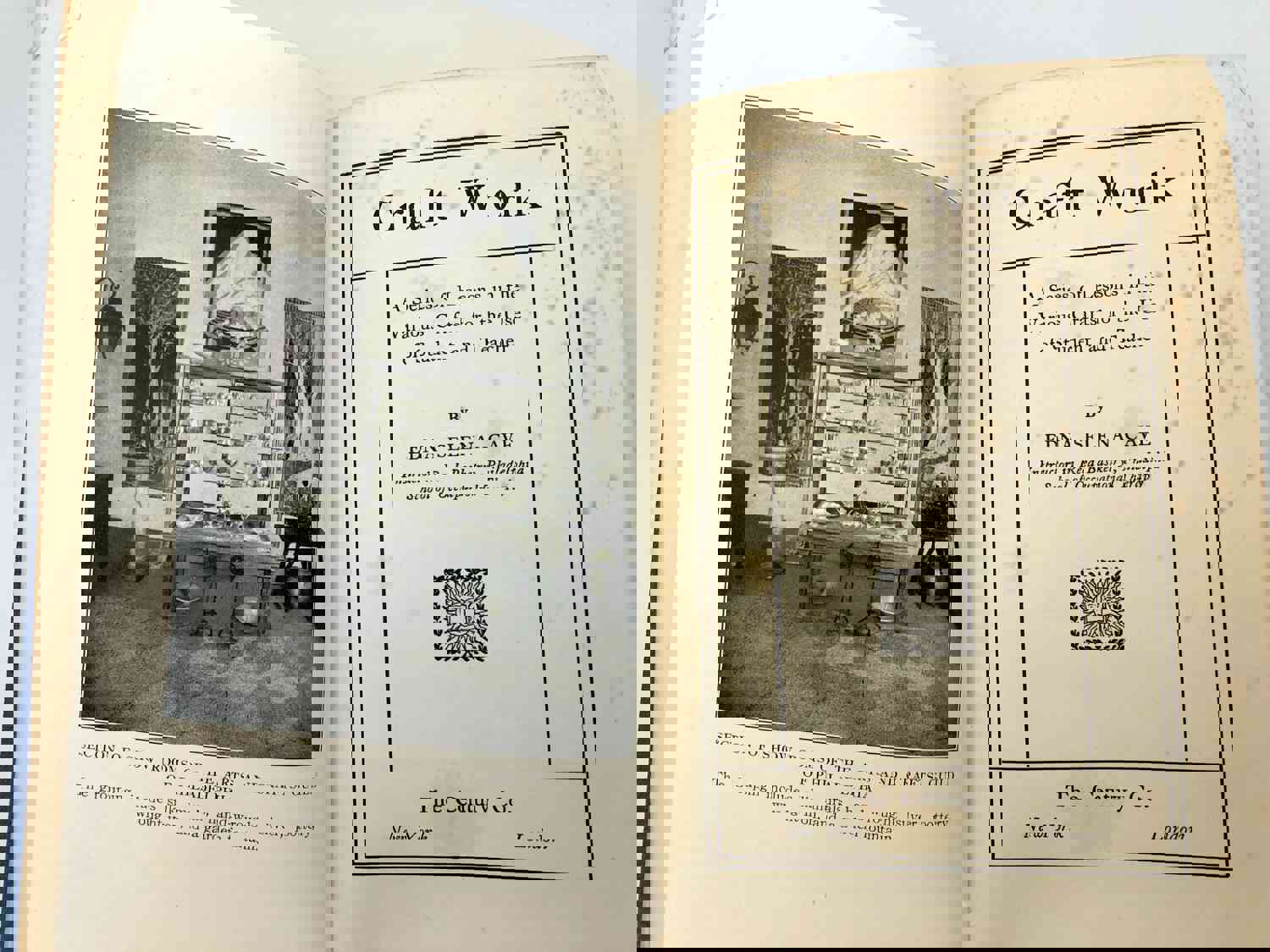 Craft Work: A Series of Lessons in Various Crafts for Students and Teachers (1929 First Edition)