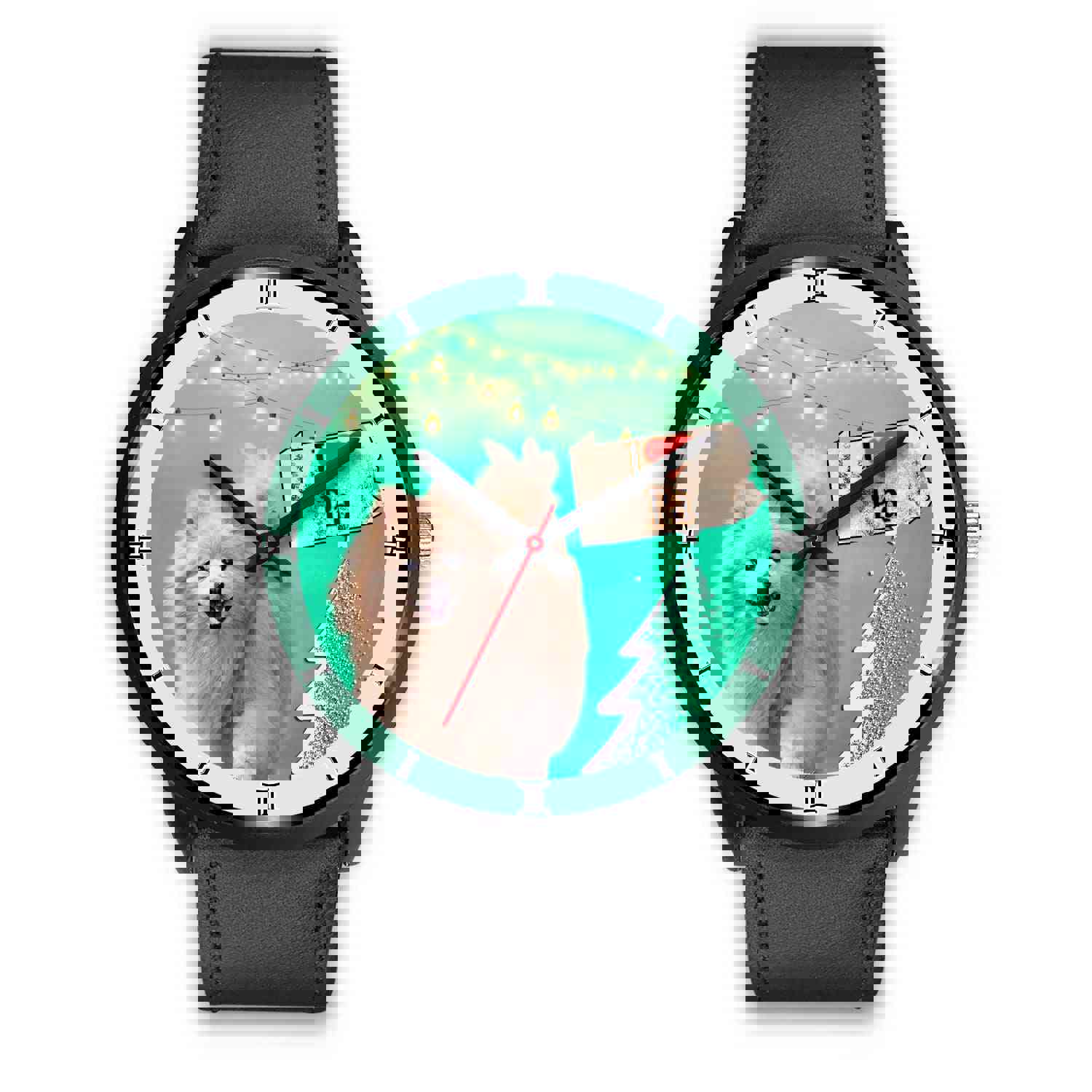 Lovely Pomeranian Dog Pennsylvania Christmas Special Wrist Watch