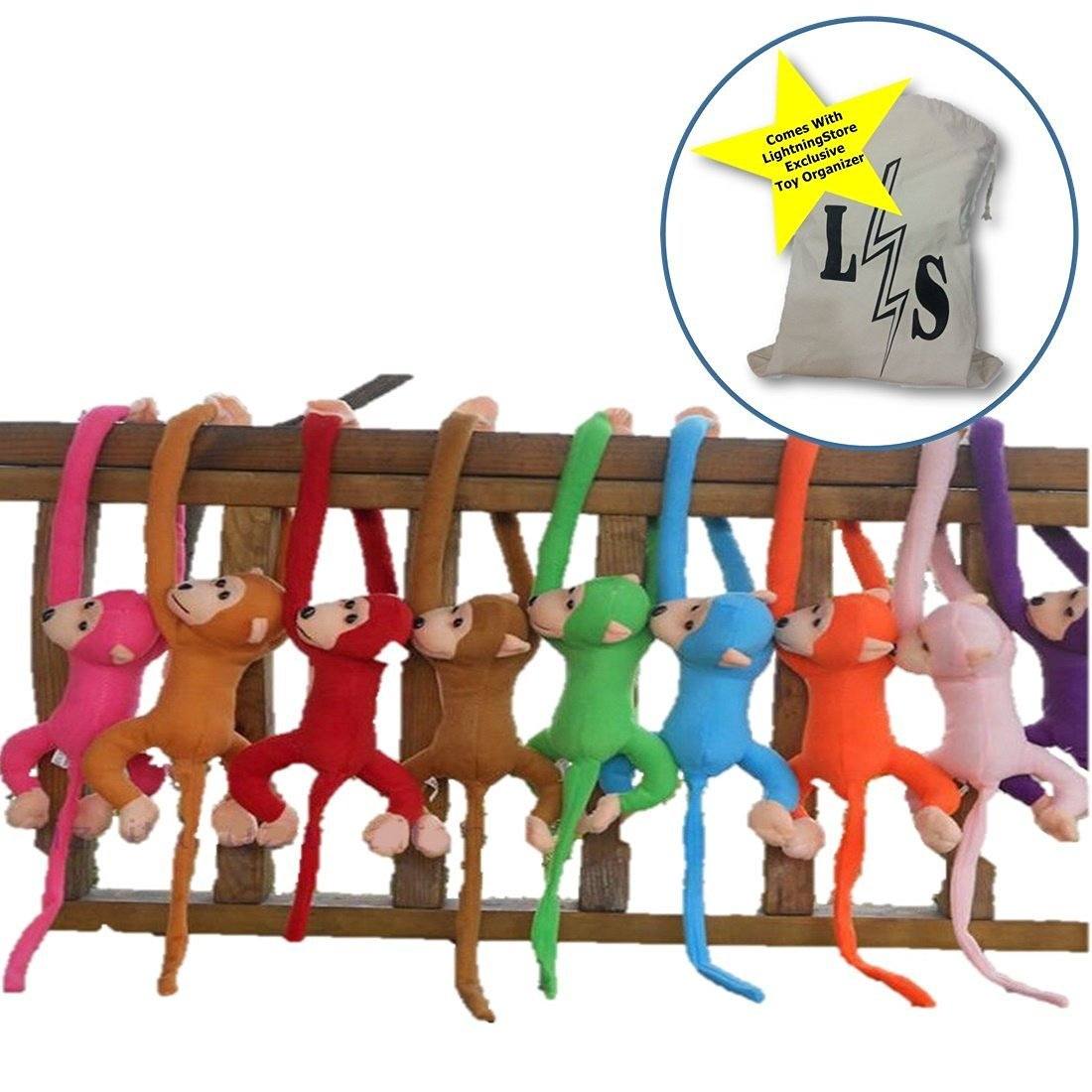 LightningStore 65cm Long Arm Monkey Plush Toy with Organizer Bag Bundle