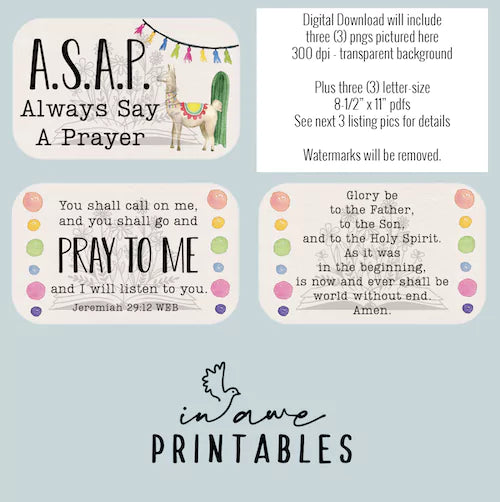 DIY Llama Prayer Box - Printable Spiritual Craft for Faith Expression