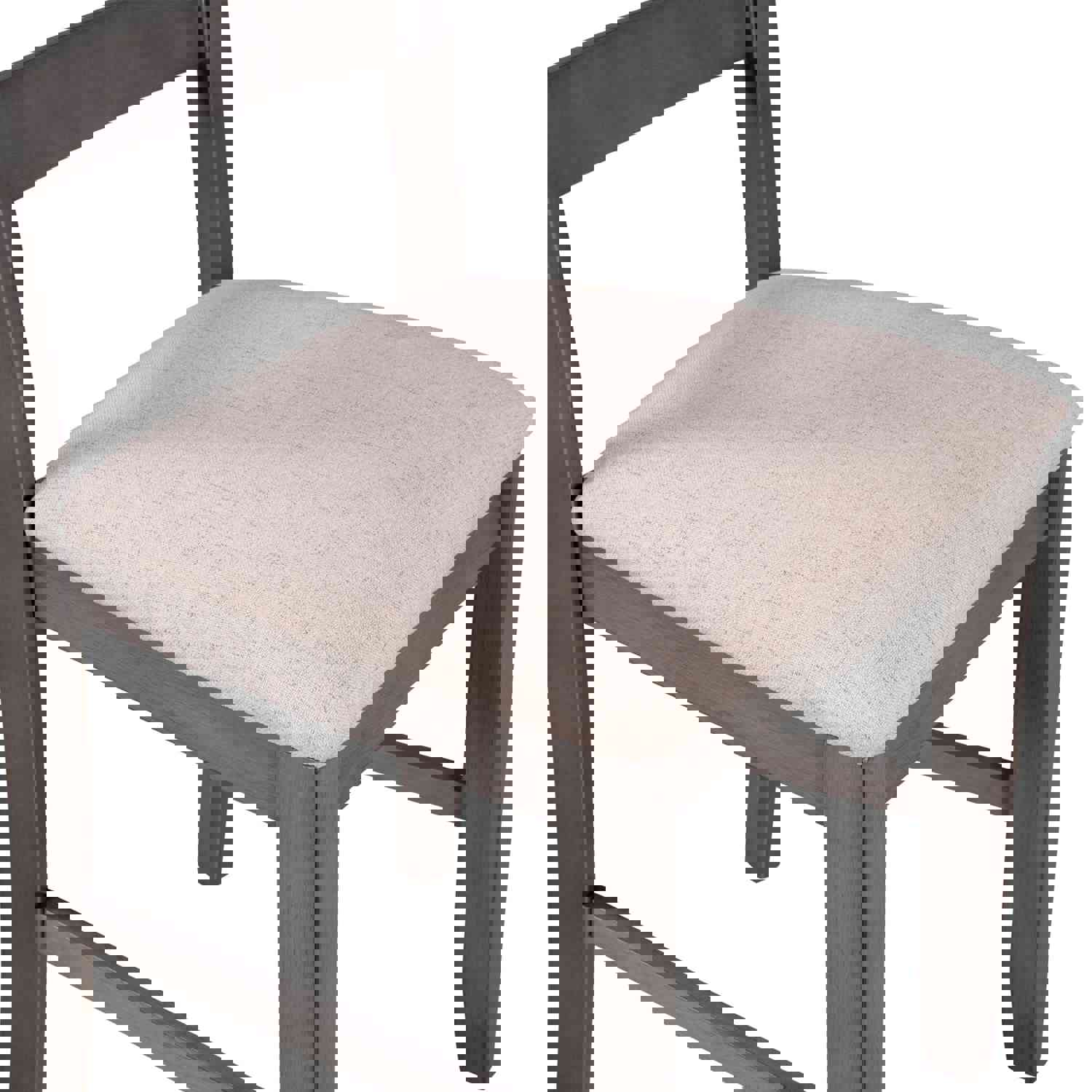 6-Pieces Solid Wood Dining Room Set with Rectangular Table, 4 Chairs, and Bench