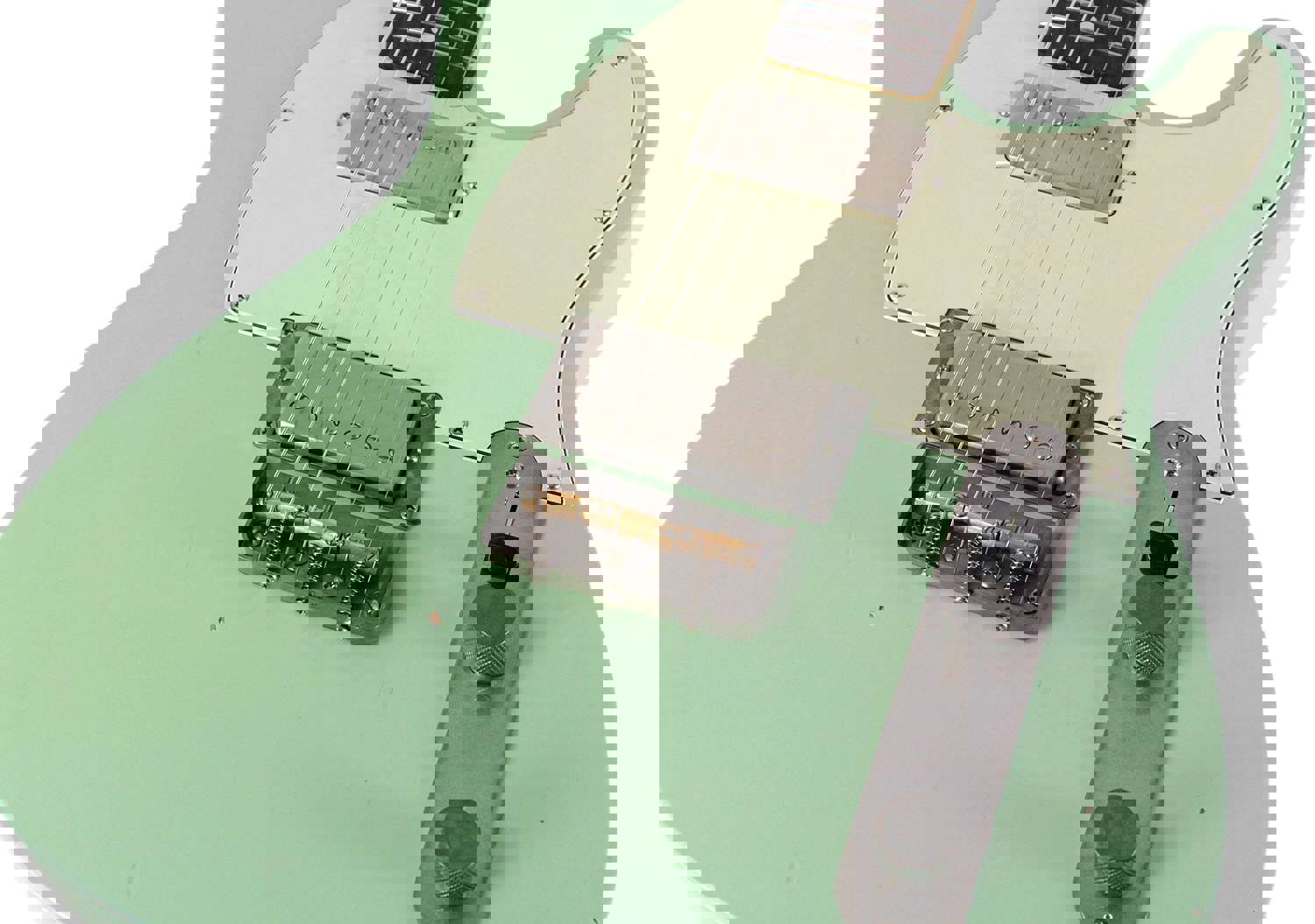 Nash T-2HB Guitar, Surf Green, Lollar Imperials, Light Aging