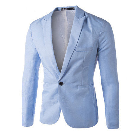 New Arrival Men's Slim Fit Casual Blazer - Red & Navy Blue
