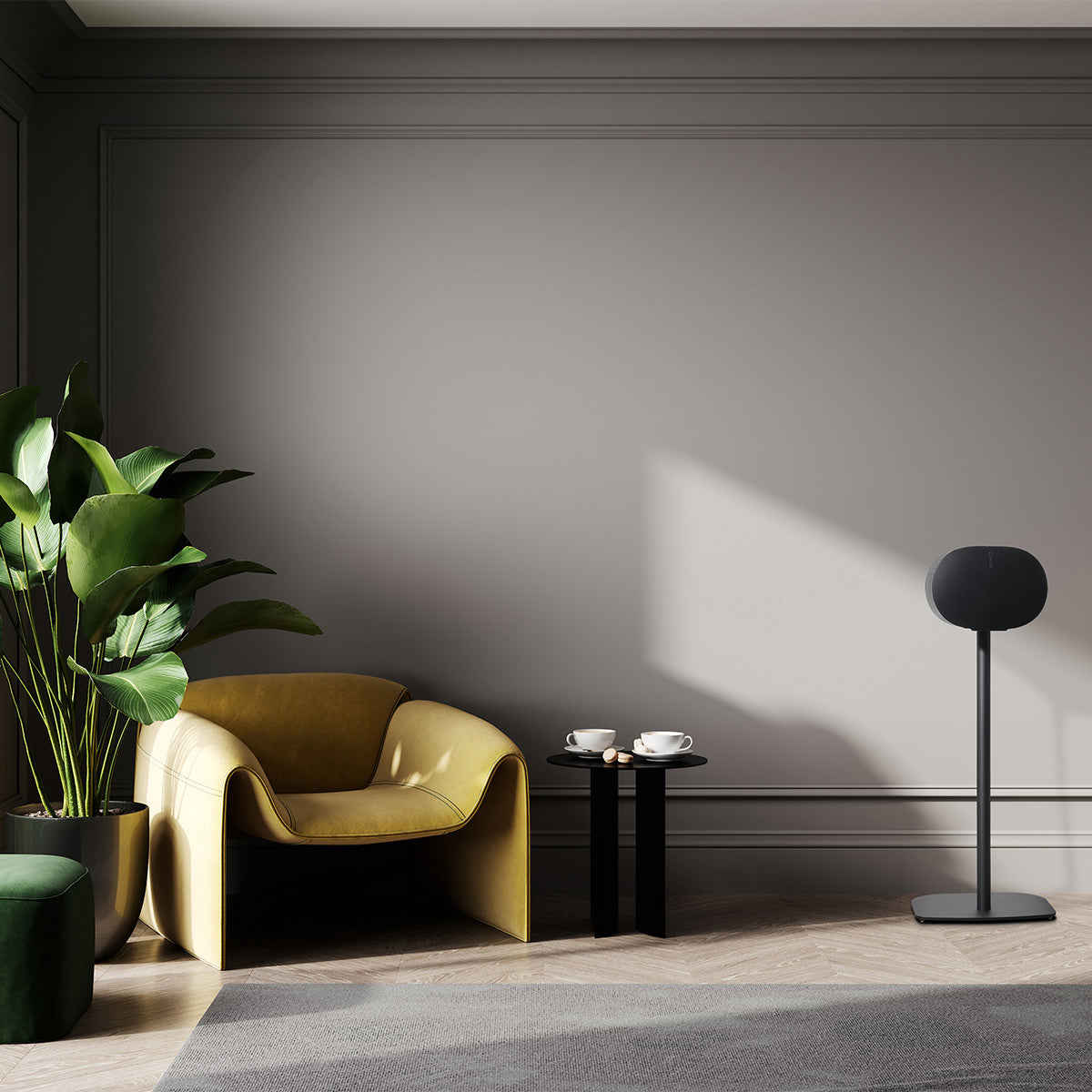 Mountson Floor Stand for Sonos Era 300 - Pair (Black)