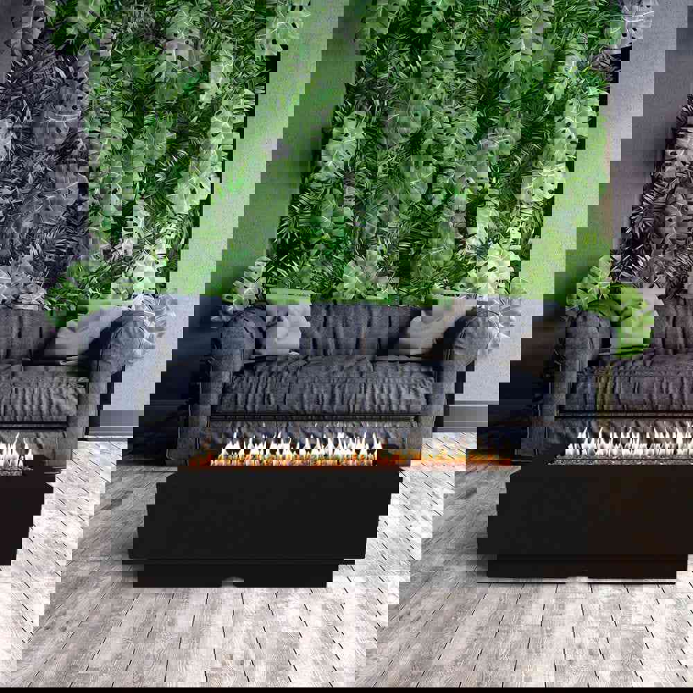 Top Fires Del Mar Rectangular GFRC Direct Spark Gas Fire Pit Table