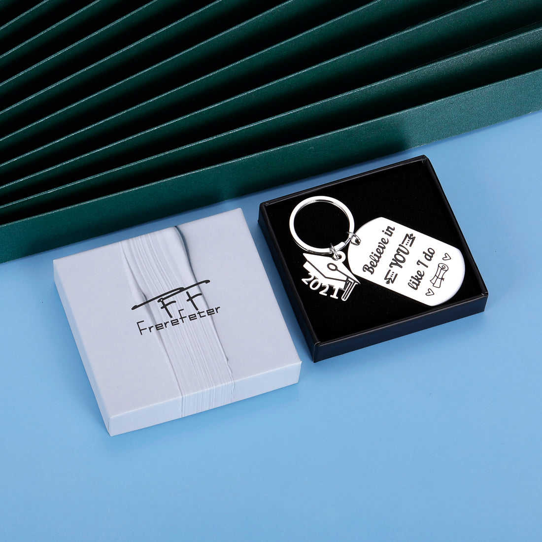 Inspirational Graduation Keychain Gift for 2021 Graduates - Ideal for Students, Nurses, and Seniors