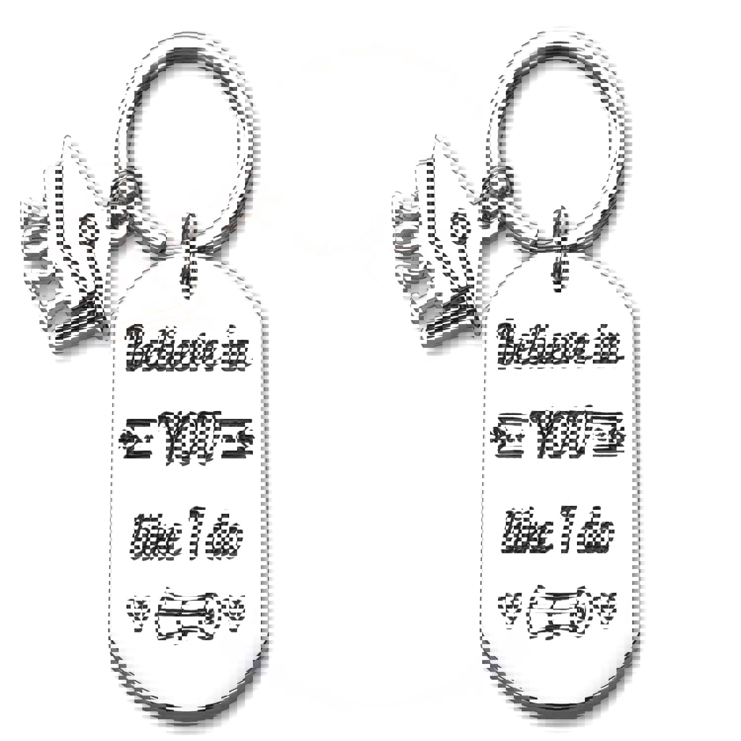 Inspirational Graduation Keychain Gift for 2021 Graduates - Ideal for Students, Nurses, and Seniors