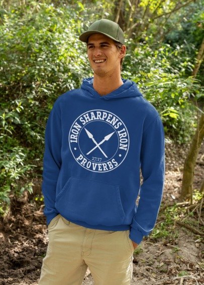 F&H Christian Iron Sharpens Iron Hoodie - Soft, Stylish, and Cozy