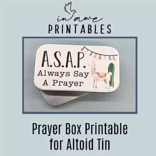 DIY Llama Prayer Box - Printable Spiritual Craft for Faith Expression