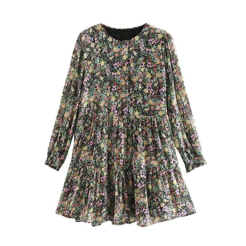 Fashion Floral Mini Dress