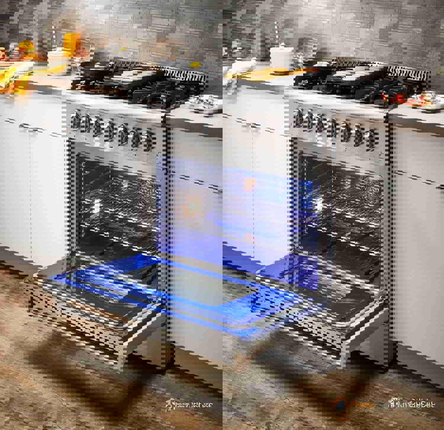 Thor Kitchen 5-Piece Pro Appliance Package - Stainless Steel Combo