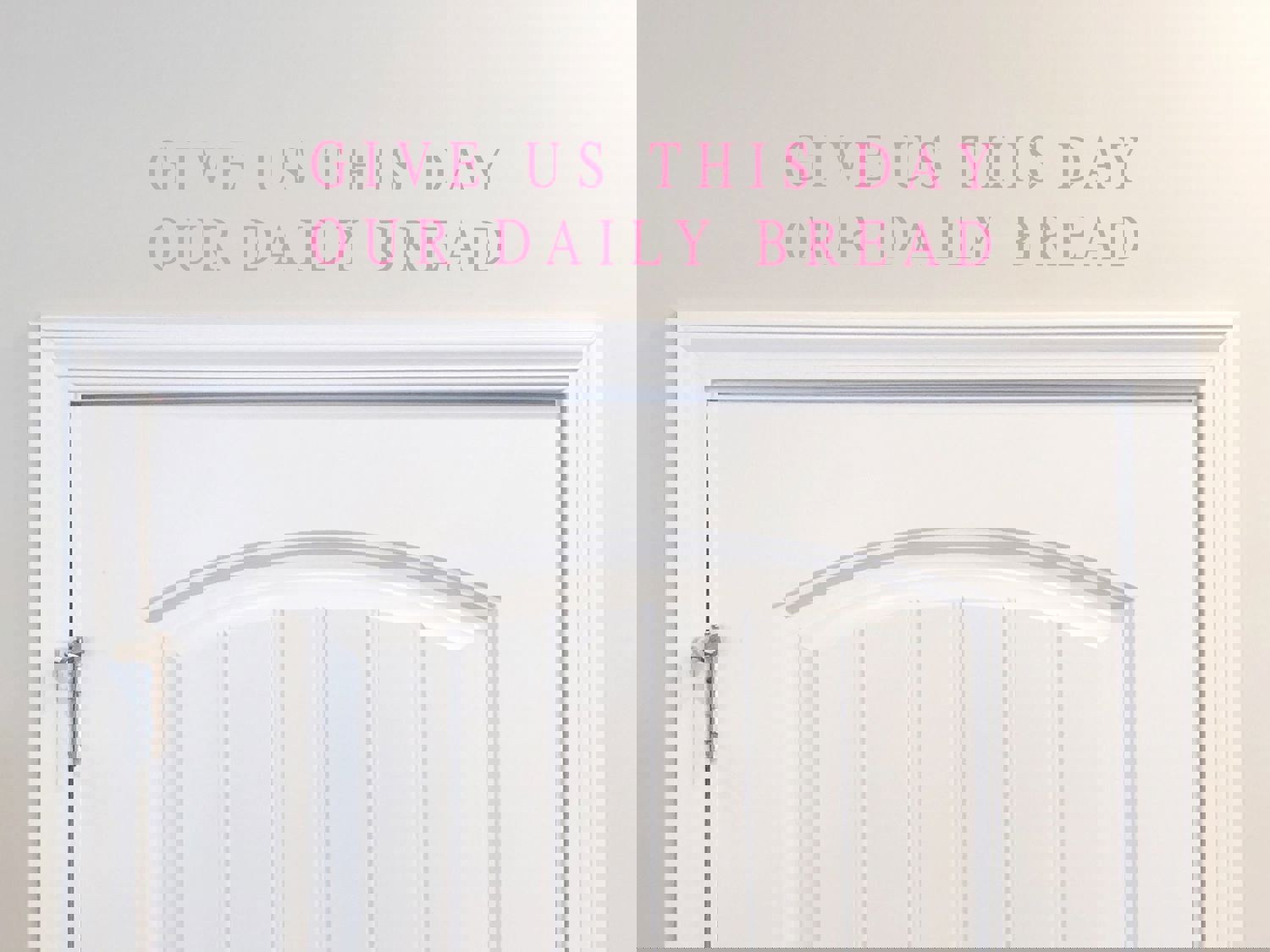 Give Us This Day Our Daily Bread | Kitchen Wall Decal