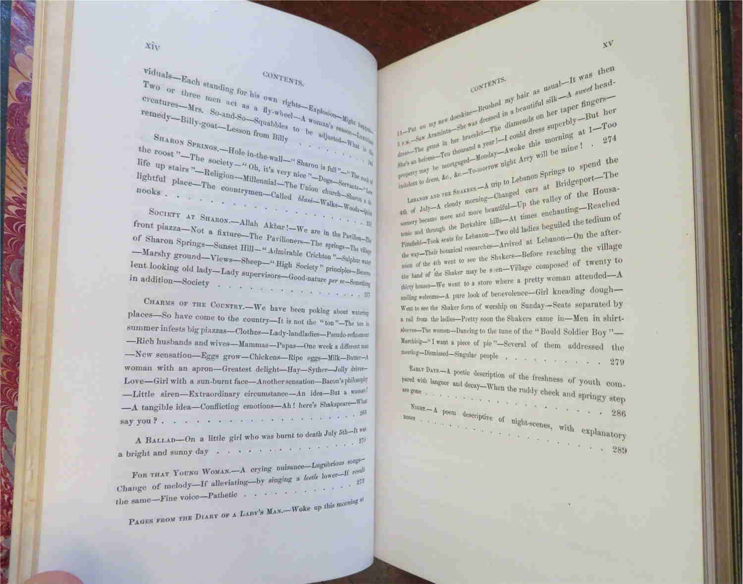 George Pollen Writings 1868 - Rare Fine Morocco Leather Book