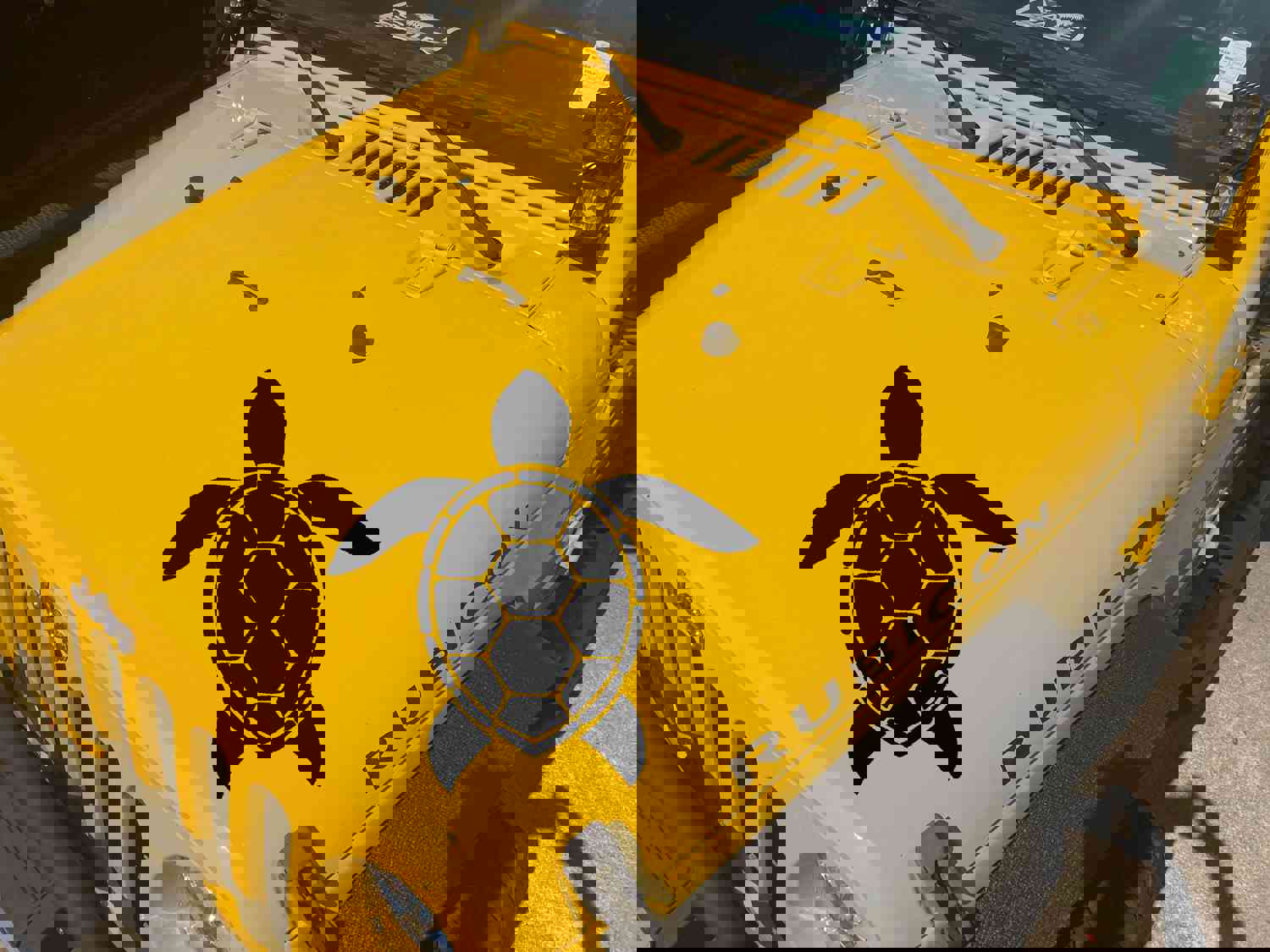 Sea Turtle Hood Decal for Jeep - High-Quality Vinyl Sticker in 8 Colors