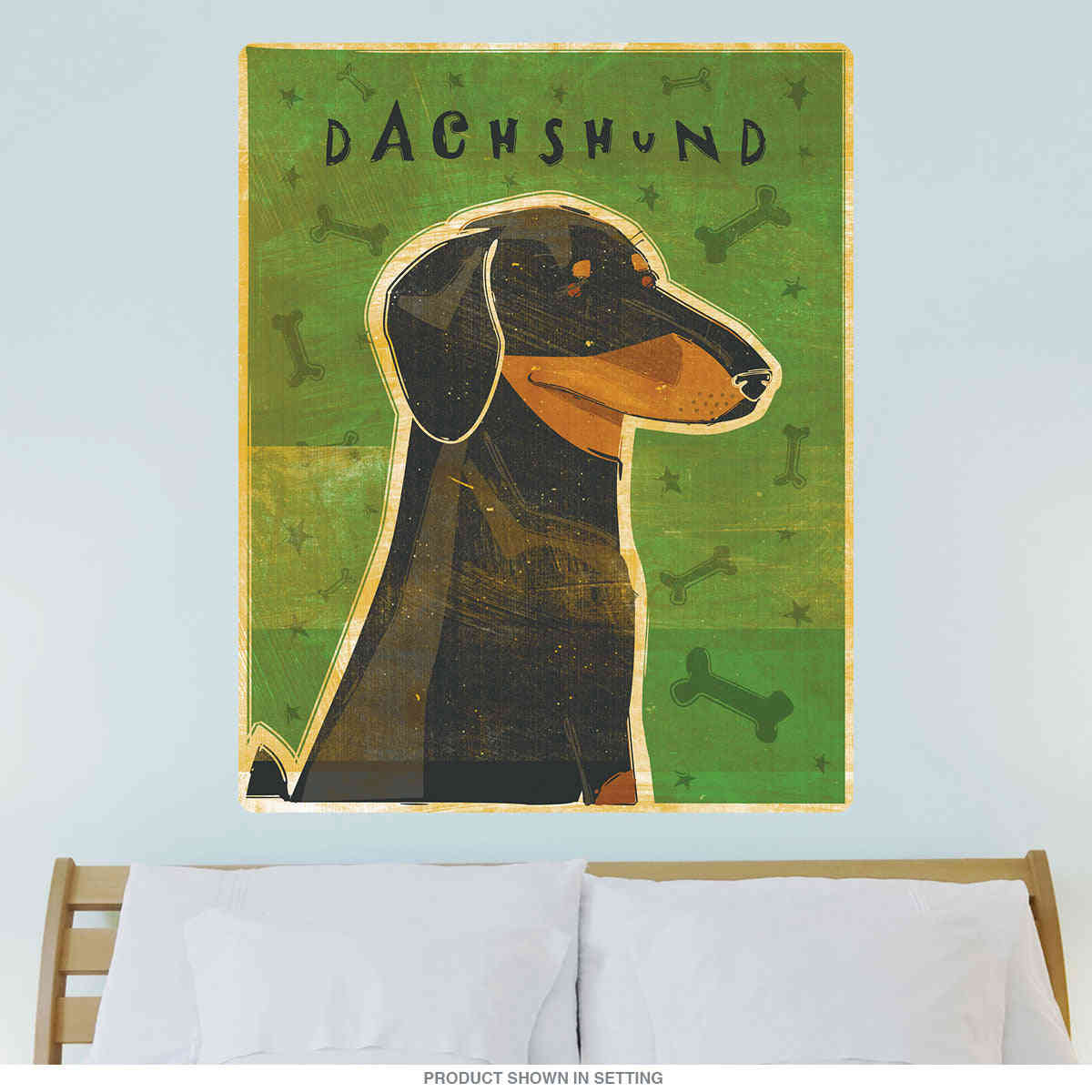 Dachshund Black Tan Pet Dog Wall Decal