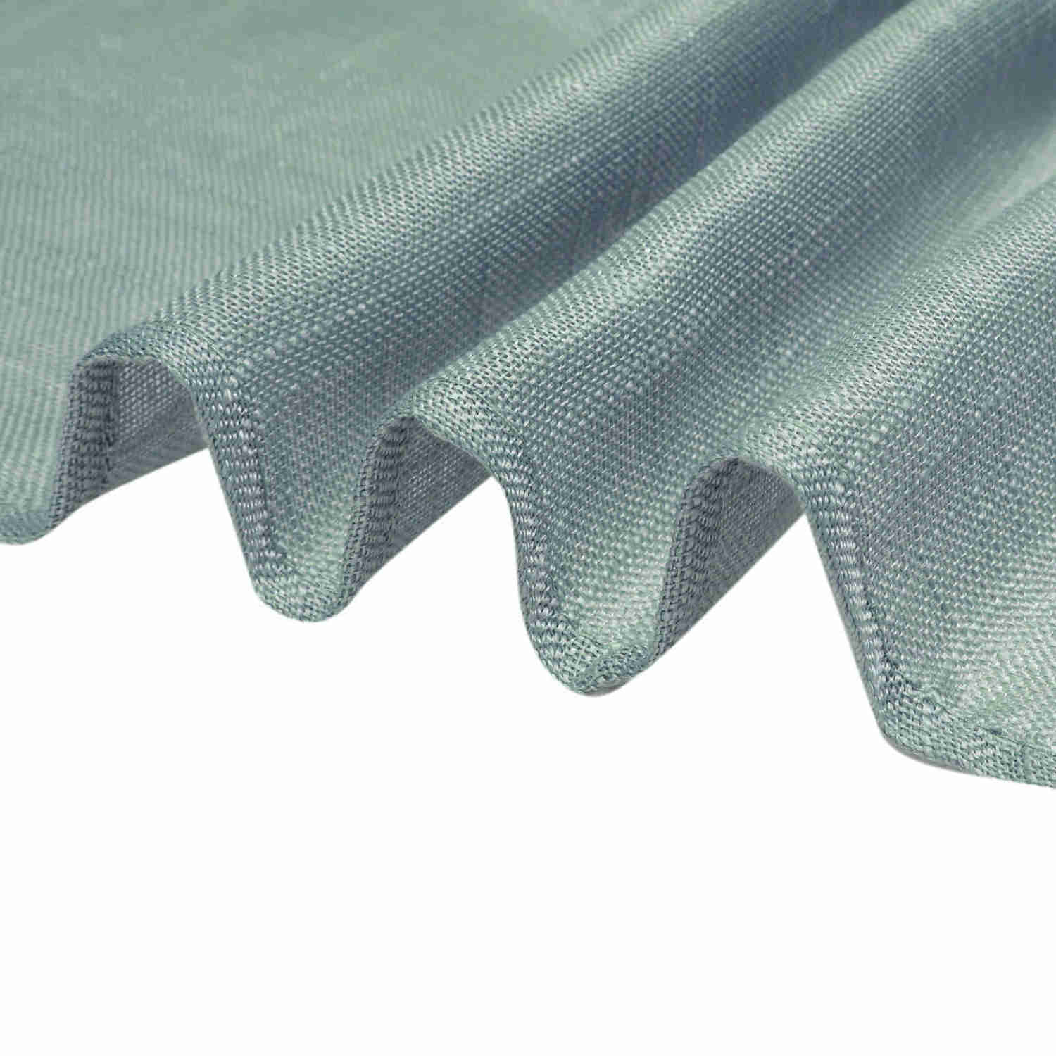 Dusty Blue Seamless Rectangular Tablecloth - Linen Look, Wrinkle Resistant 90x132