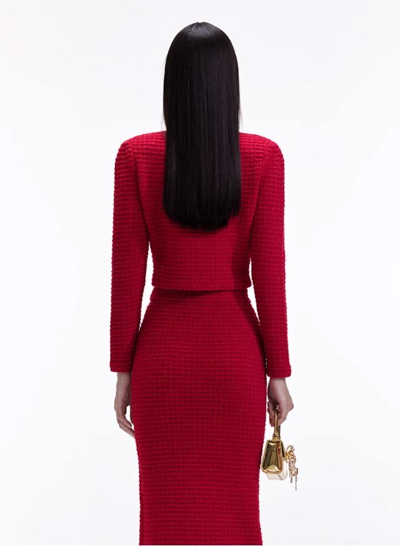 SP WINE RED KINT CARDIGAN