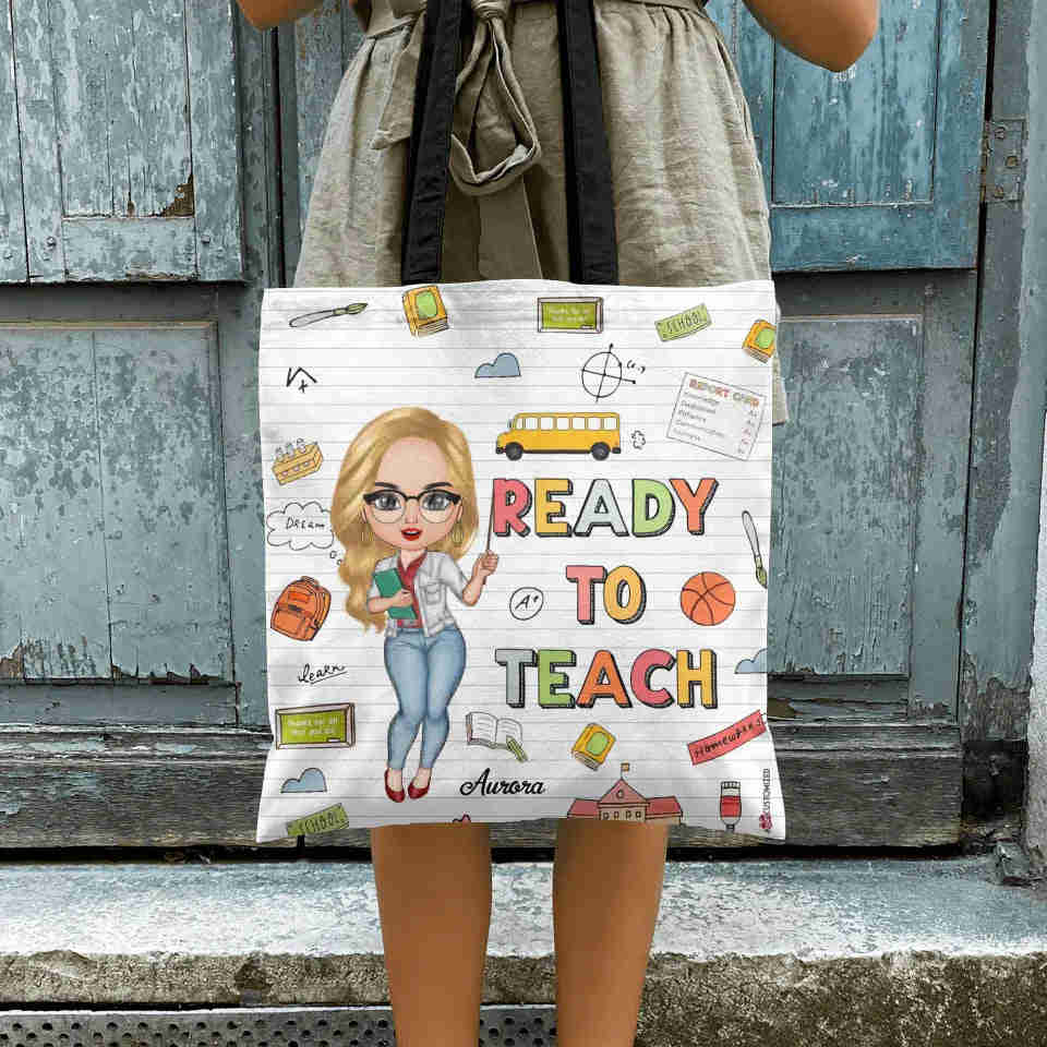 Personalized Custom Tote Bag - Unique Gift for Teachers and Birthdays