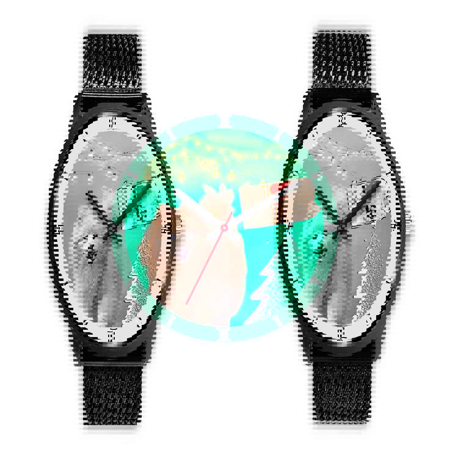 Lovely Pomeranian Dog Pennsylvania Christmas Special Wrist Watch