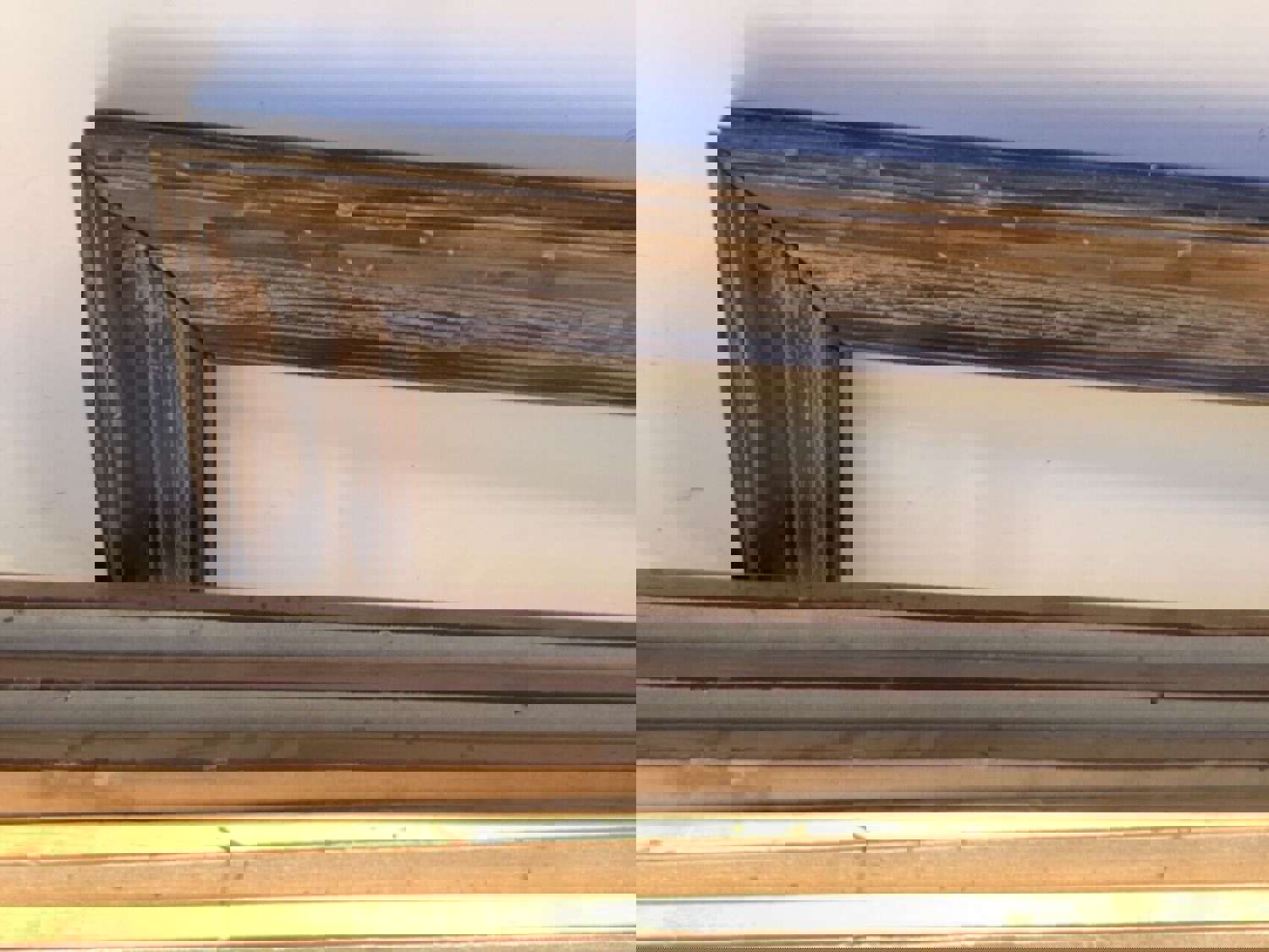 Vintage LOT of 21 Large Picture Frames with Linen and Wood Design for Wall Collage and Crafts