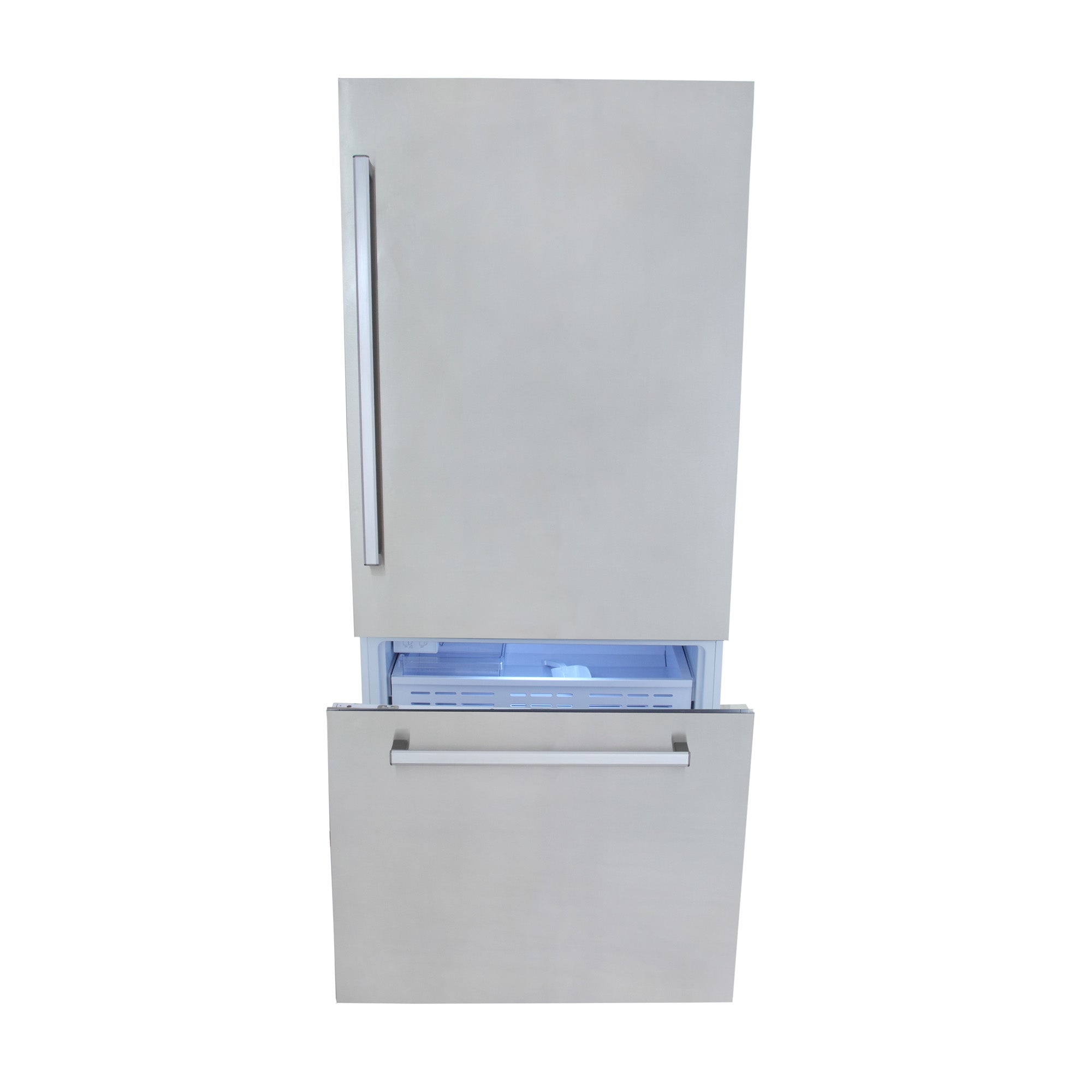 Kucht 36-Inch Built-In Stainless Steel Refrigerator with Ice Maker (KR360SD, K36SDSSP, K36SDSSH)