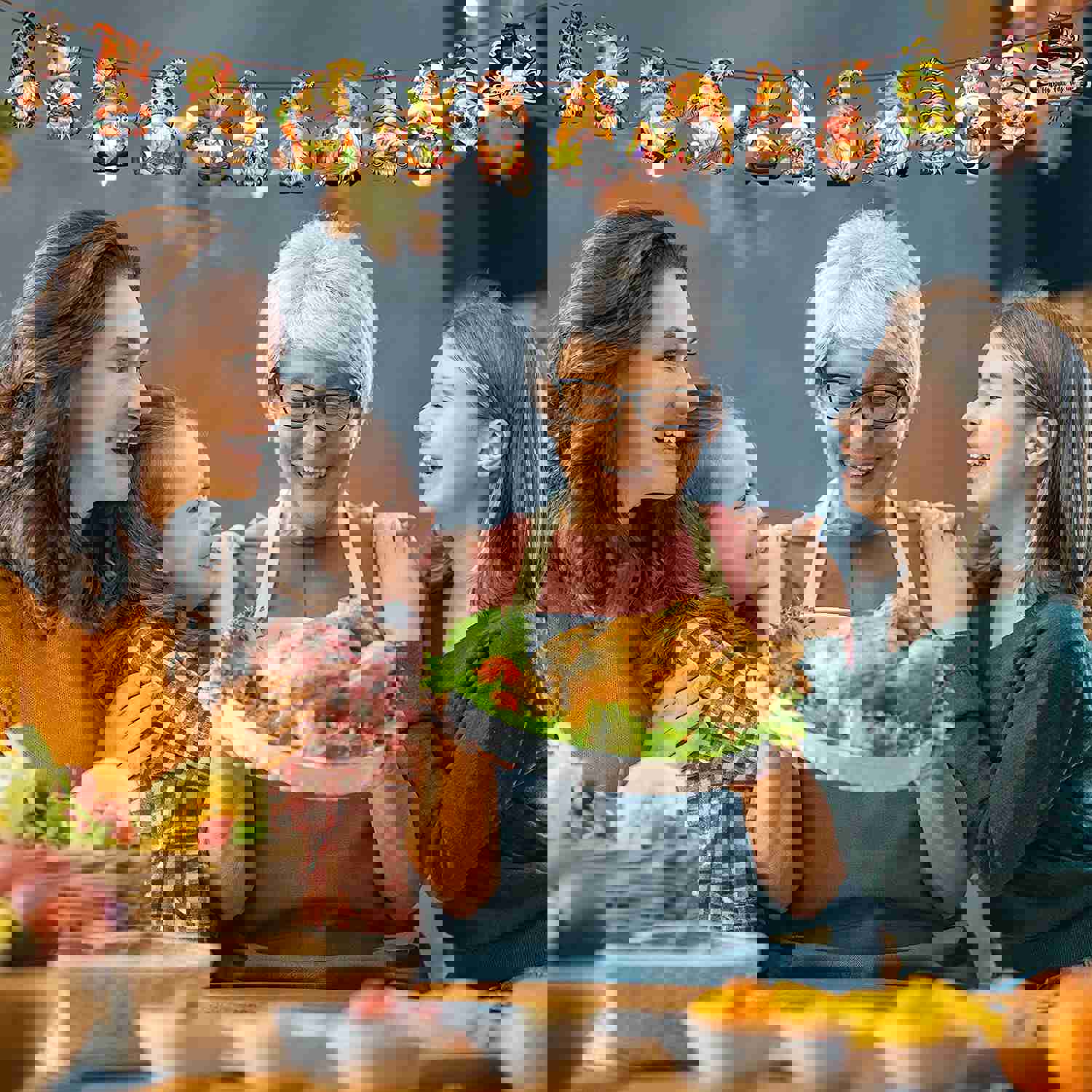 24pcs Autumn Thanksgiving Dwarf Wooden Hanging Ornament - Festive Home Decoration for Fall Decor and Holiday Parties