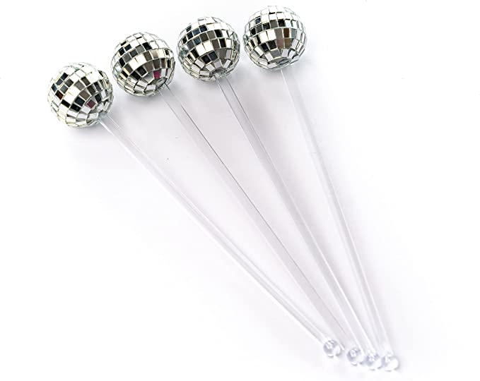 Disco Drink Stirrer 4-pack