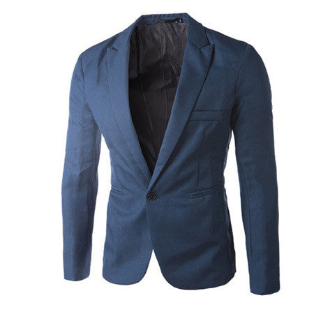 New Arrival Men's Slim Fit Casual Blazer - Red & Navy Blue