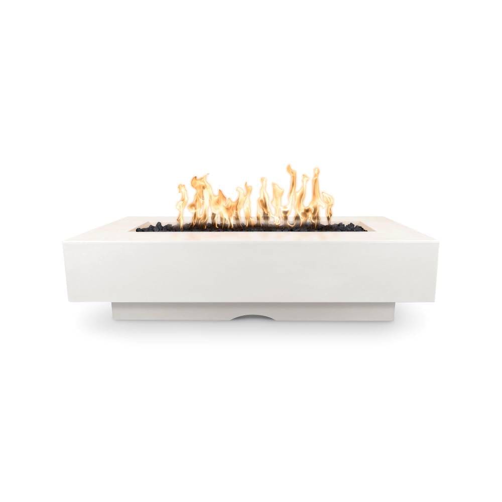Top Fires Del Mar Rectangular GFRC Direct Spark Gas Fire Pit Table