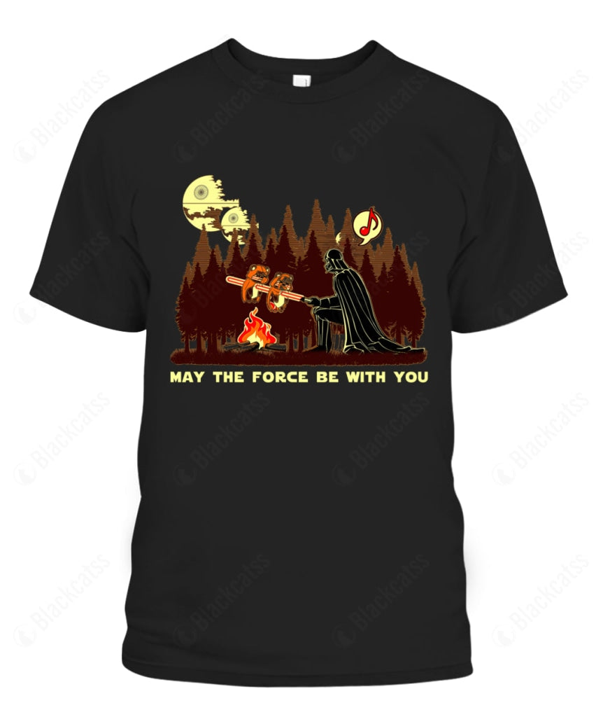 Camp Vader Custom Graphic Unisex Cotton T-Shirt